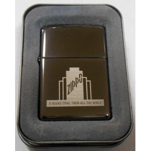 画像: ★渋い！ブラックアイス １９３０年代オールド柄 WEEKS TRIAL ２００１年 ZIPPO！新品