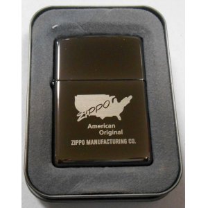 画像: ★アメリカ合衆国デザイン！渋い・・ブラックアイス ２００１年 ZIPPO！新品