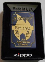 画像: Zippo Est.１９３２ An American Classic ネービーブルー ２０１５年 ZIPPO！新品