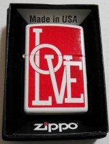 画像: LOVE ラブ！きれいな・・デザイン ２０１５年 ホワイト ZIPPO！新品