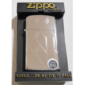 画像: ☆１９８６年 スリム  VINTAGE 両面デザイン彫刻 SLIM ZIPPO！新品