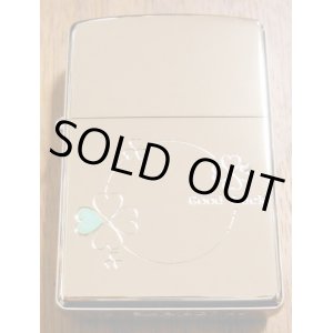 画像: ☆ お洒落な・・Good Luck クローバー！木箱入り ２００５年７月 限定ZIPPO！新品