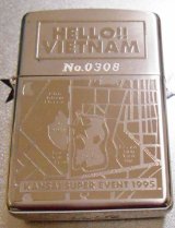 画像: ☆山本寛斎！１９９５年９月製 HELLO VIETNAM 銀加工 限定ZIPPO！未使用品