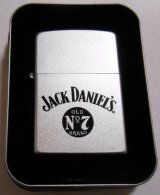 画像: ☆JACK DANIEL'S！ジャック・ダニエル ２００３年１０月 サテンクローム ZIPPO！新品