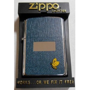 画像: ☆１９８１年 名品！両面デニム・ルック 蜂デザイン VINTAGE ZIPPO！新品