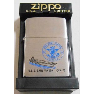 画像: ★米海軍！ＵＳＳ CARL VINSON ＣＶNー７０ ２００２年 ＃２００ ＺＩＰＰＯ！新品