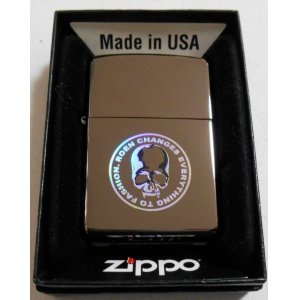 画像: ★Roen！ファッションブランド・・ロエン SKULL BLACK ２０１４年 ZIPPO！新品