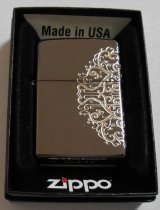 画像: ★アラベスク！ARABESQU ３面連続デザイン ブラック二ッケル  ２０１１年 ZIPPO！新品