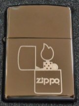 画像: ☆２０歳の記念に・・２００５年８月 ZIPPO社ピンバッチ付き！ジッポーデザイン ブラックアイス  ZIPPO！新品