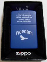 画像: ☆ JT ウィンストン Winston  ２０１７年 キャンペーン ブルー ZIPPO！新品