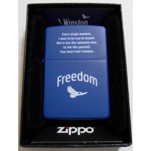 画像: ☆ JT ウィンストン Winston  ２０１７年 キャンペーン ブルー ZIPPO！新品