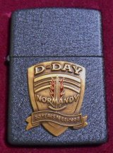 画像: ★１９９４年 Ｄ－ＤＡＹ NORMANDY ５０周年 史上最大の作戦 ブラッククラックル ZIPPO！新品