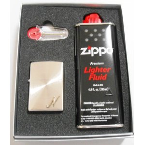 画像: 💛イニシャル・・N　両面スピンデザイン！GIFT BOX付！銀加工 ZIPPO！新品