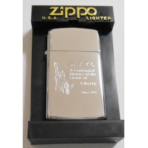 画像: スリム ２０００年 自由の女神 ＃１６１０ 鏡面 SLIM ZIPPO！新品