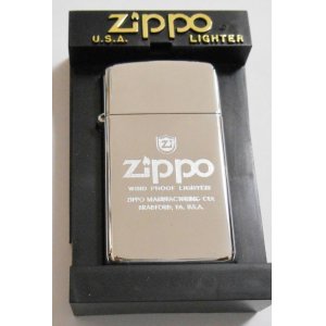 画像: スリム ２００４年 ZIPPOロゴ ＃１６１０ 鏡面 SLIM ZIPPO！新品A