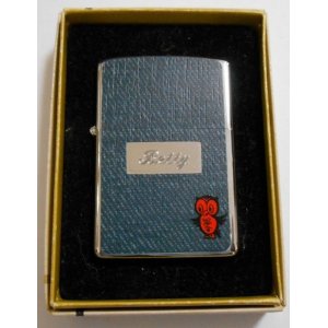 画像: ☆１９７７年 名品！両面デニム・ルック 蜂デザイン VINTAGE ZIPPO！未使用品