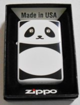 画像: 🐼 パンダ！可愛い PANDA 目はクリスタルビーズ 両面デザイン ２０１６年 ZIPPO！新品A