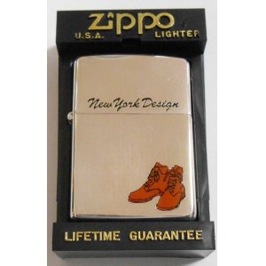 画像: ★１９９７年７月 NEW YORK DESIGN 革靴 SHOES 銀加工 ZIPPO！未使用品