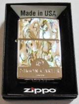 画像: ☆SIMON CARTER！サイモン・カーター 天然貝SHELL 銀加工 ２０１１年 ZIPPO！新品