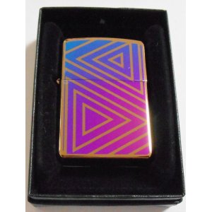 画像: ☆和柄風！両面デザイン Titanium Coarting ２００３年 ブロンズ ZIPPO！新品C