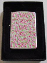 画像: ☆１９９６年６月 お洒落な・・Flower 両面 花柄デザイン ZIPPO！新品