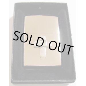 画像: ☆クロス立体メタル！クリスタルビーズ付 銀加工鏡面 ２０００年 ZIPPO！新品B