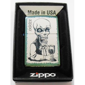 画像: ☆ SKULL お洒落な・・スカルデザイン USA ２０１４年 カメレオン ZIPPO！新品