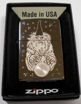 画像: ☆ ZIPPO社 占いおじさん！２０１４年 ブラックアイス USA ZIPPO！新品