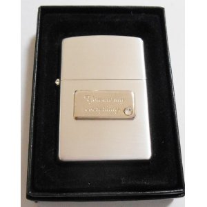 画像: ☆ スワロフスキー・クリスタル付プレート！シルバー銀加工 ２００６年 ZIPPO！新品