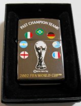 画像: ☆２００２年 FIFA WORLD CUP 日韓大会 KOREA JAPAN ブラックチタン ZIPPO！新品