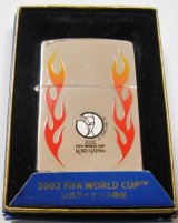 画像: ☆２００２年 FIFA WORLD CUP 日韓大会 KOREA JAPAN 銀加工 ZIPPO！新品A