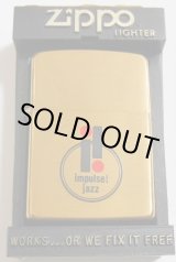 画像: ☆ IMPULES！JAZZ 名門レーベル インパルス！１９９０年 限定 BRASS ZIPPO！未使用品