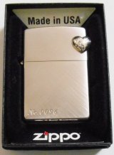 画像: ★豪華！シルバー９２５ ハート型オーナメント！２０００年 銀加工 ZIPPO！新品