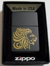 画像: ☆ライオン！Lion King  ２０１８年 渋い・・BLACK USA ZIPPO！新品