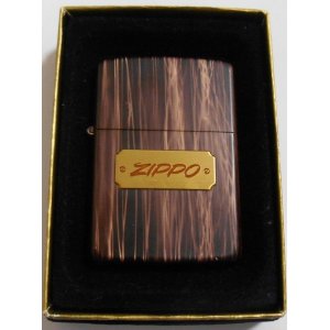 画像: ☆１９８８年５月 VINTAGE 渋い・・全六面WOOD調カラー  ZIPPO！新品