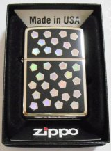 画像: ★あら不思議！キラキラ色が変わる・・五角形３０個 銀加工 ２００３年１１月 ZIPPO！新品