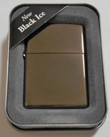 画像: ★お洒落な・・黒！ブラックアイス BLACK ICE 発売初期 ２００２年１２月 ZIPPO！新品