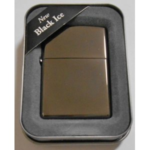 画像: ★お洒落な・・黒！ブラックアイス BLACK ICE 発売初期 ２００２年１２月 ZIPPO！新品