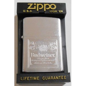 画像: ☆バドワイザー！１９９２年１月 Budweiser Beer ラベル柄 ＃２００ ZIPPO！新品