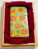 画像: ☆色鮮やかな・・ひまわり！★和紙巻き ２００４年 SLIM ＺＩＰＰＯ！木箱入り 未使用品