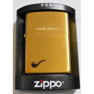 画像: ☆パイプ用 ジッポー！PIPE DESIGN 真鍮ソリッドブラス ２０４ＰＬ ２００５年 ZIPPO！新品