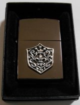 画像: ☆限定！ゆり YURI 紋章デザイン・メタルエンブレム！２００５年７月 BLACK  ZIPPO！新品