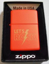 画像: ☆LET'S ROCK！レッツ ロック ２０１８年 USAモデル オレンジ ZIPPO！新品