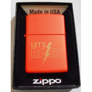 画像: ☆LET'S ROCK！レッツ ロック ２０１８年 USAモデル オレンジ ZIPPO！新品
