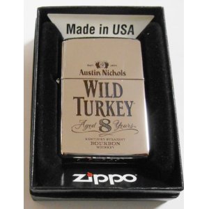 画像: ☆ワイルド・ターキー ＷＩＬＤ ＴＵＲＫＥＹ Ａｇｅｄ ８Ｙｅａｒｓ ２０１０年 ★非売品 ZIPPO！新品F