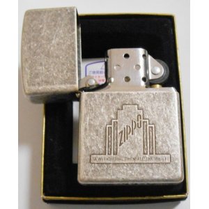 画像: ☆ジッポーオールドＢＯＸ柄 １９９８年１月製 渋い・・アンティ－クシルバー  ZIPPO！新品