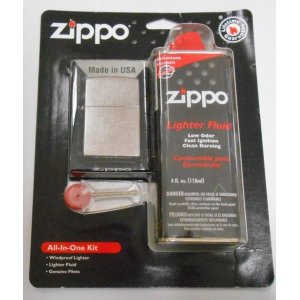 画像: ☆米国ジッポー社 All-in-One Kit！USAオイル＆ZIPPO＆フリント ブリスターパック！新品