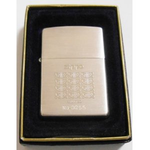 画像: ☆１９９８年９月 限定 お洒落な彫刻 両面デザイン 銀加工 ZIPPO！未使用品