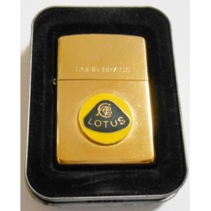 画像: ☆世界の名車！LOTUS ロータス 真鍮ケース １９９６年２月製 メタルエンブレム ZIPPO！未使用品