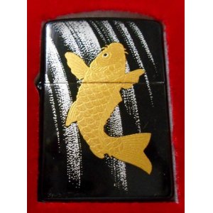 画像: ☆吉運！昇鯉 こい！伝統工芸 本金蒔絵 漆塗り 桐箱入り  ２００９年 ＺＩＰＰＯ！未使用品